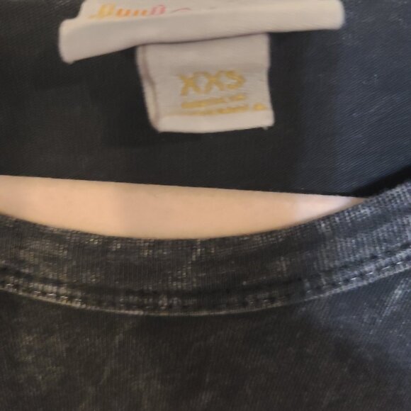 Lularoe Maria Maxi dress Black acid wash EUC Size XXS - Picture 3 of 4